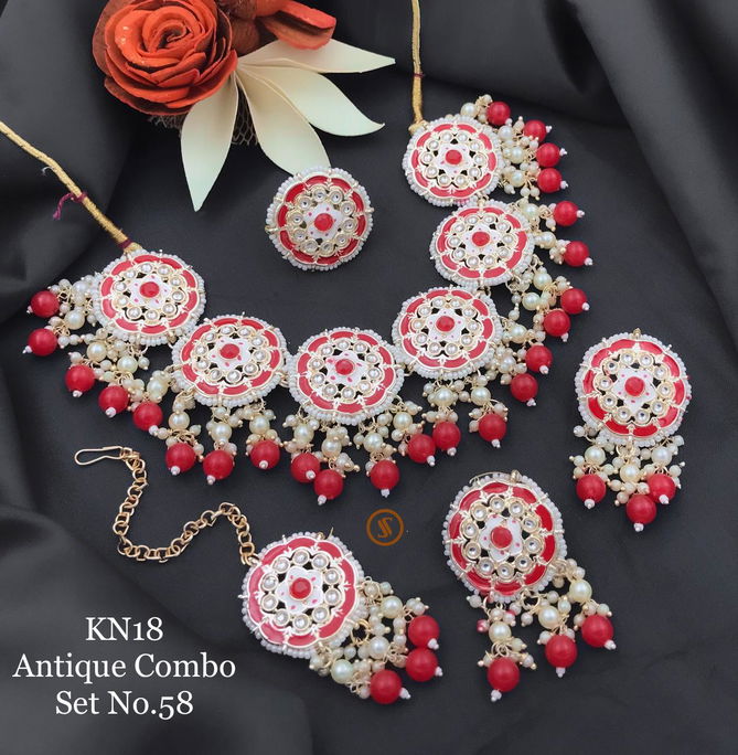 Kn 18 Antique Kundan Set Combo Catalog
